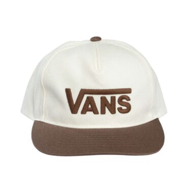 Vans Drop V Logo Snapback Hat Vintage Cocoa Vans Drop V Logo Snapback Hat Vintage Cocoa