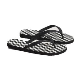 Vans Makena Sandal Checkerboard Black Marshmallow