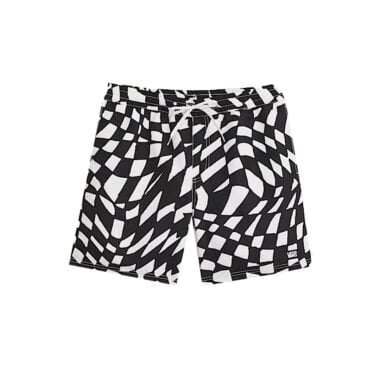 Vans Primary II Elastic Printed Board Shorts Black White Vans Primary II Elastic Printed Board Shorts Black White