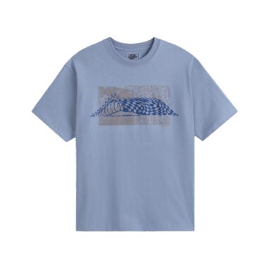 Vans Wave Check Short Sleeve T-Shirt Glacial Slate Vans Wave Check Short Sleeve T-Shirt Glacial Slate
