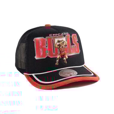 Mitchell & Ness x LRG Chicago Bulls Wild Art Mesh Trucker Snapback Hat Black Mitchell & Ness x LRG Chicago Bulls Wild Art Mesh Trucker Snapback Hat Black