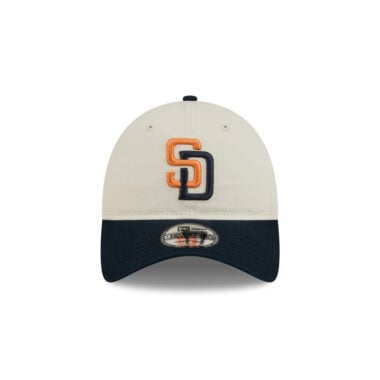 New Era 9Twenty San Diego Padres Official 2026 City Connect Strapback Hat Chrome White Blue Orange
