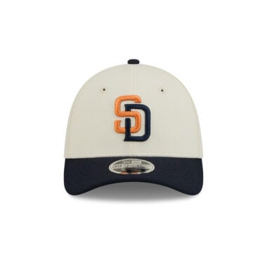 New Era 39Thirty San Diego Padres Official 2026 City Connect Flexfit Hat Chrome White Blue Orange