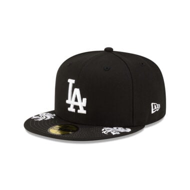 New Era 59Fifty Los Angeles Dodgers Vaquero Fitted Hat Black White New Era 59Fifty Los Angeles Dodgers Vaquero Fitted Hat Black White