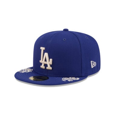 New Era 59Fifty Los Angeles Dodgers Vaquero Fitted Hat Dark Royal White New Era 59Fifty Los Angeles Dodgers Vaquero Fitted Hat Dark Royal White
