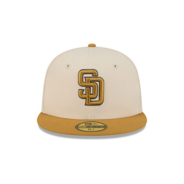 New Era 59Fifty San Diego Padres 2T Color Pack Fitted Hat Light Tan Doc