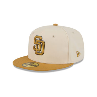 New Era 59Fifty San Diego Padres 2T Color Pack Fitted Hat Light Tan Doc