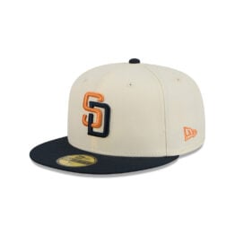 New Era 59Fifty San Diego Padres Official 2026 On Field City Connect Fitted Hat White Blue