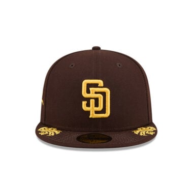 New Era 59Fifty San Diego Padres Vaquero Fitted Hat Brown Gold New Era 59Fifty San Diego Padres Vaquero Fitted Hat Brown Gold