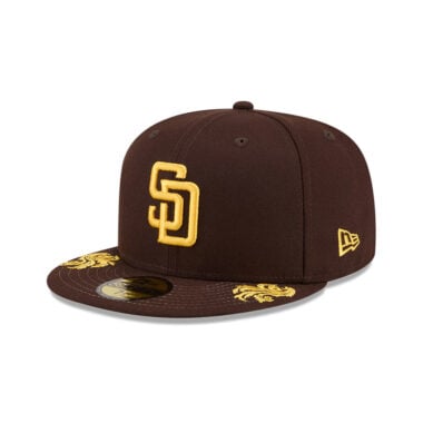 New Era 59Fifty San Diego Padres Vaquero Fitted Hat Brown Gold New Era 59Fifty San Diego Padres Vaquero Fitted Hat Brown Gold