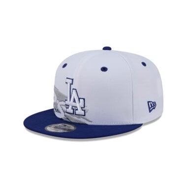 New Era 9Fifty Los Angeles Dodgers Swept Snapback Hat White Blue