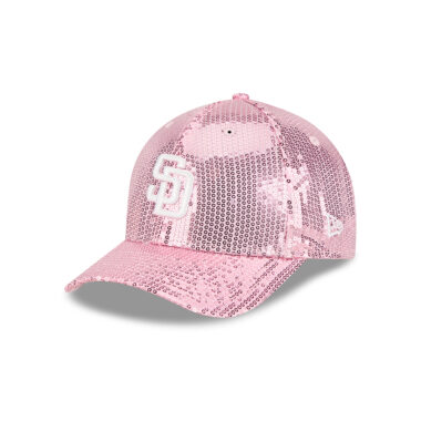 New Era 9Forty M-Crown San Diego Padres Sequin Snapback Hat Pink