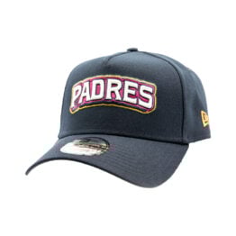 New Era 9Forty San Diego Padres 2026 City Connect WMGV A-Frame Snapback Hat Blue