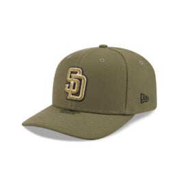 New Era 9Seventy San Diego Padres Armed Forces Day 2026 Stretch Snapback Hat New Olive Green