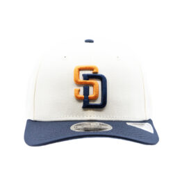 New Era 9Seventy San Diego Padres Official 2026 City Connect Stretch Snapback Hat White Blue