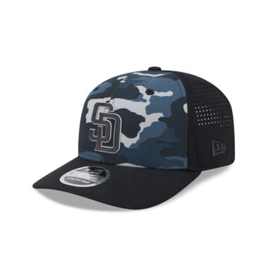 New Era 9Seventy San Diego Padres Tonal Camo Mesh Stretch Snapback Hat Camo Black