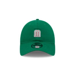 New Era 9Twenty Mexico Official World Baseball Classic Micro Logo Strapback Hat Green
