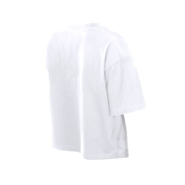 New Era San Diego Padres Block SD Women’s Crop Short Sleeve T-Shirt White