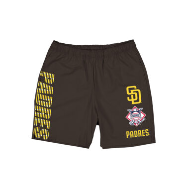 New Era San Diego Padres Drift Shorts Brown Gold
