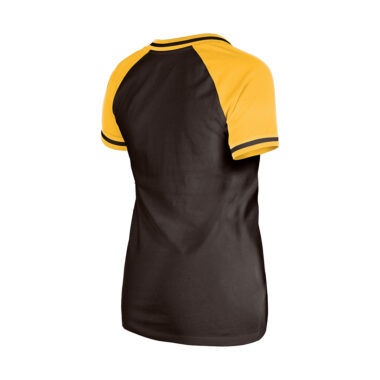 New Era San Diego Padres Dugout Women’s Short Sleeve T-Shirt Brown Gold