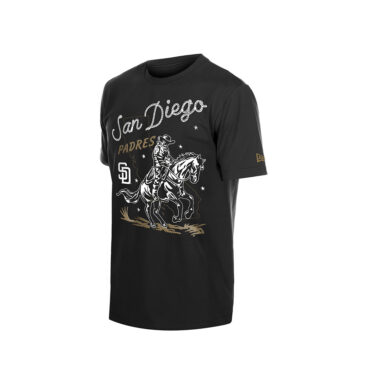 New Era San Diego Padres Rodeo Nights Short Sleeve T-Shirt Black White