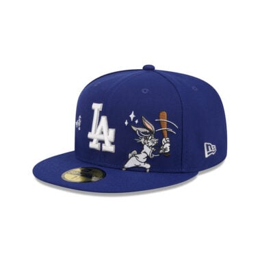 New Era x Looney Tunes 59Fifty Los Angeles Dodgers Bugs Bunny Fitted Hat Dark Royal White