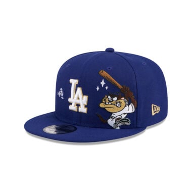 New Era x Looney Tunes 9Fifty Los Angeles Dodgers Tasmanian Devil Snapback Hat Dark Royal White