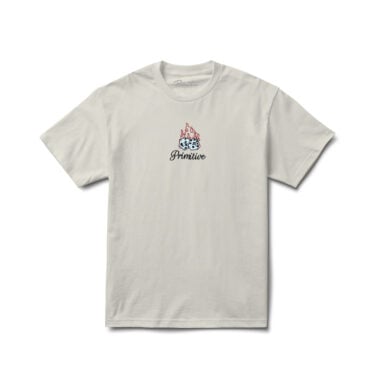 Primitive Big City Heavyweight Short Sleeve T-Shirt Cream