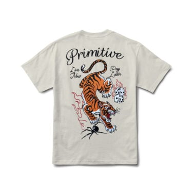 Primitive Big City Heavyweight Short Sleeve T-Shirt Cream Primitive Big City Heavyweight Short Sleeve T-Shirt Cream