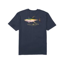 Salty Crew Ahi Classic Short Sleeve T-Shirt Navy Blue