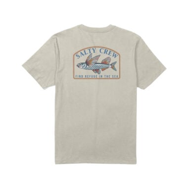 Salty Crew Fly Home Short Sleeve T-Shirt Bone White Salty Crew Fly Home Short Sleeve T-Shirt Bone White