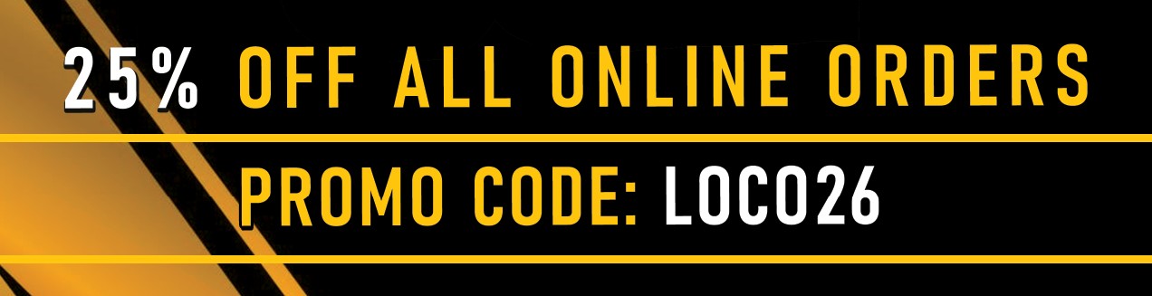 25% off all online orders promo code loco26