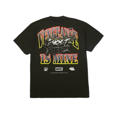 HUF x Marvel Ghost Rider Vengeance Short Sleeve T-Shirt Washed Black