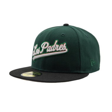 New Era 59Fifty San Diego Padres Cinco De Mayo 2026 Fitted Hat Dark Green White Black