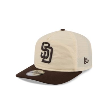 New Era 19Twenty San Diego Padres Every Day Nylon Snapback Hat Chrome White Brown New Era 19Twenty San Diego Padres Every Day Nylon Snapback Hat Chrome White Brown