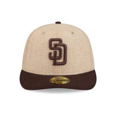 New Era 59Fifty San Diego Padres Twine Fitted Hat Tan Brown New Era 59Fifty San Diego Padres Twine Fitted Hat Tan Brown