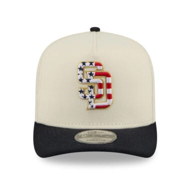 New Era 9Fifty San Diego Padres America 250 A-Frame Snapback Hat Chrome White Dark Navy New Era 9Fifty San Diego Padres America 250 A-Frame Snapback Hat Chrome White Dark Navy