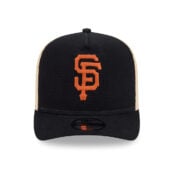 New-Era-9Fifty-San-Francisco-Giants-Grained-A-Frame-Snapback-Hat-Tan-Black-FRONT.jpg