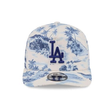New Era 19Twenty Los Angeles Dodgers Tropics Snapback Hat White Blue 2