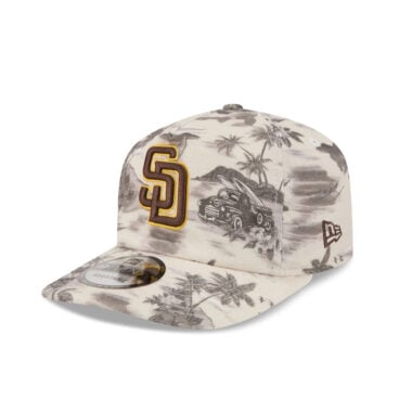 New Era 19Twenty San Diego Padres Tropics Snapback Hat White Brown