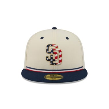 New Era 59Fifty San Diego Padres July 4th 2026 250th Anniversary Official On Field Fitted Hat Red White Blue New Era 59Fifty San Diego Padres July 4th 2026 250th Anniversary Official On Field Fitted Hat Red White Blue 2