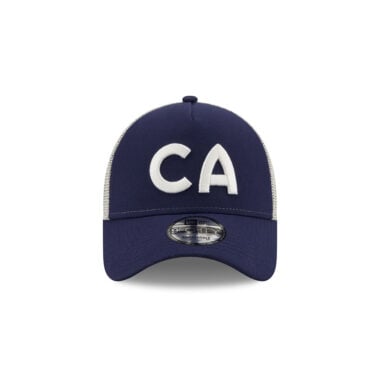 New Era 9Forty Club America A-Frame Mesh Trucker Snapback Hat Blue White New Era 9Forty Club America A-Frame Mesh Trucker Snapback Hat Blue White 2