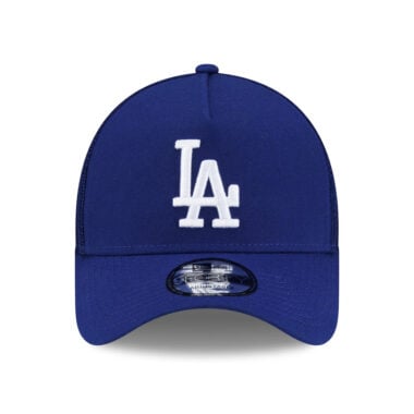New Era 9Forty Los Angeles Dodgers TR A-Frame Mesh Trucker Snapback Hat Royal Blue White New Era 9Forty Los Angeles Dodgers TR A-Frame Mesh Trucker Snapback Hat Royal Blue White 2