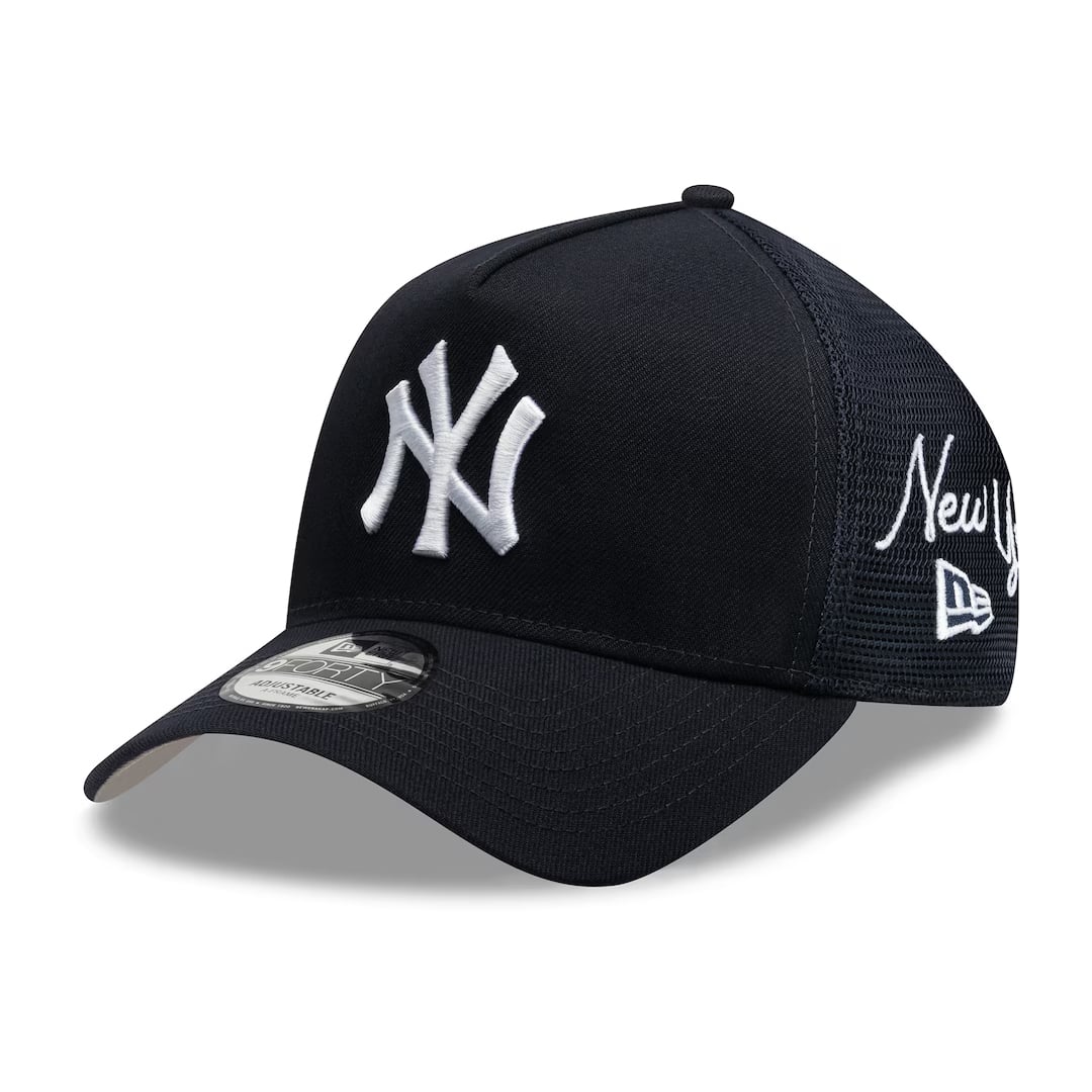 New Era 9Forty New York Yankees TR A-Frame Mesh Trucker Snapback