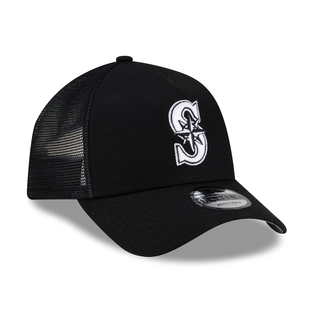 New Era 9Forty Seattle Mariners TR A-Frame Mesh Trucker Snapback