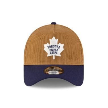New Era 9Forty Toronto Maple Leafs Cord Crest A-Frame Snapback Hat Wheat Light Navy New Era 9Forty Toronto Maple Leafs Cord Crest A-Frame Snapback Hat Wheat Light Navy 2