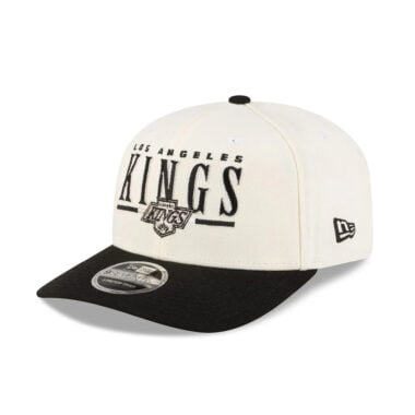 New Era 9Seventy Los Angeles Kings Vintage Stretch Snapback Hat Chrome White Black
