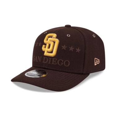 New Era 9Seventy San Diego Padres All-Star Game 2026 Official On Field Game Stretch Snapback Hat Brown Gold New Era 9Seventy San Diego Padres All-Star Game 2026 Official On Field Game Stretch Snapback Hat Brown Gold
