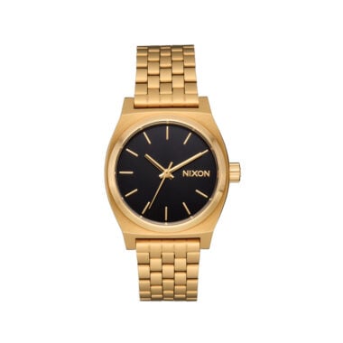Nixon Medium Time Teller Watch Gold Black Gold Nixon Medium Time Teller Watch Gold Black Gold