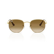 Ray-Ban-Hexagonal-Sunglasses-Arista-Gold-Clear-Gradient-Brown-front.jpg